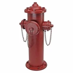 Design Toscano Vintage Metal Fire Hydrant Statue Lawn & Garden