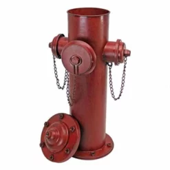 Design Toscano Vintage Metal Fire Hydrant Statue Lawn & Garden