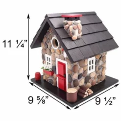 Home Bazaar Decorative Houses Windy Ridge Stone Bird House