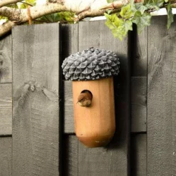Esschert Design Wooden Acorn Bird House