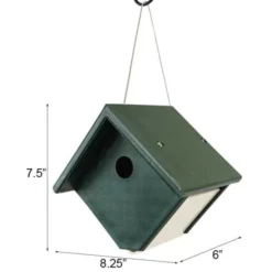Songbird Essentials Wren House, Hunter Green & Ivory