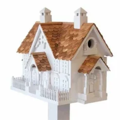 Home Bazaar Decorative Houses Wrension White Bird House